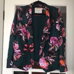 Beautiful floral Anthropologie blazer. Like new!